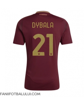 AS Roma Paulo Dybala #21 Tricou Fotbal Replică 2024-25 Barbati Acasa